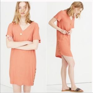 Madewell Side Button Easy Dress